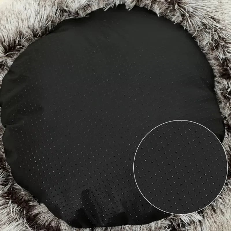 2-in-1 Plush Dog & Cat Bed – Warm Cozy Nest Bed for Small Pets (Calming & Soft Design)